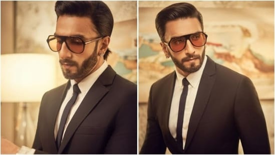 Ranveer Singh is on a spree of slaying fashion goals. The actor, who is known for her sartorial choice in fashion, slayed yet another look, albeit little different from her usual fashion diaries. This time, Ranveer chose to go formal in a black ensemble and the Internet is loving it. The actor shared snippets from his weekend fashion diaries on his Instagram profile a day back.(Instagram/@ranveersingh)