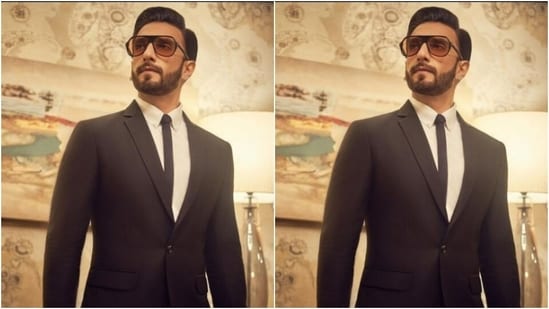 Ranveer, for the weekend, chose to go formal in a power suit and made his fans drool with the results.(Instagram/@ranveersingh)