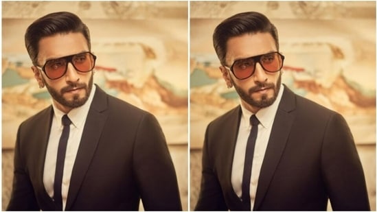 Ranveer Singh slays dapper look in a monochrome suit