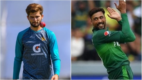 Shaheen Afridi; Mohammad Amir (File)