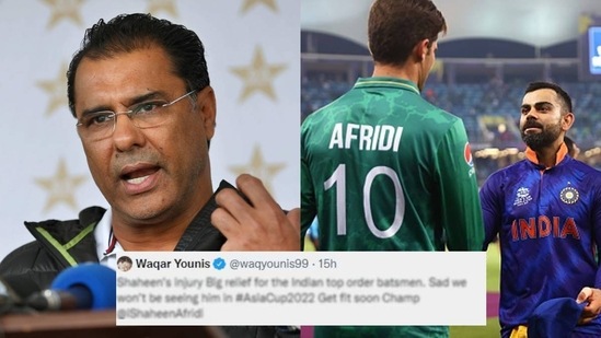 Waqar Younis mercilessly trolled for 'Big relief for India' post