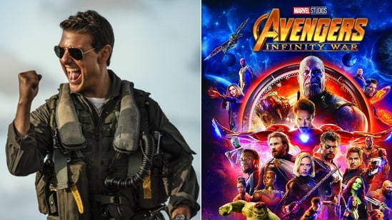 Top Gun: Maverick breaks Avengers: Infinity War's box office record.