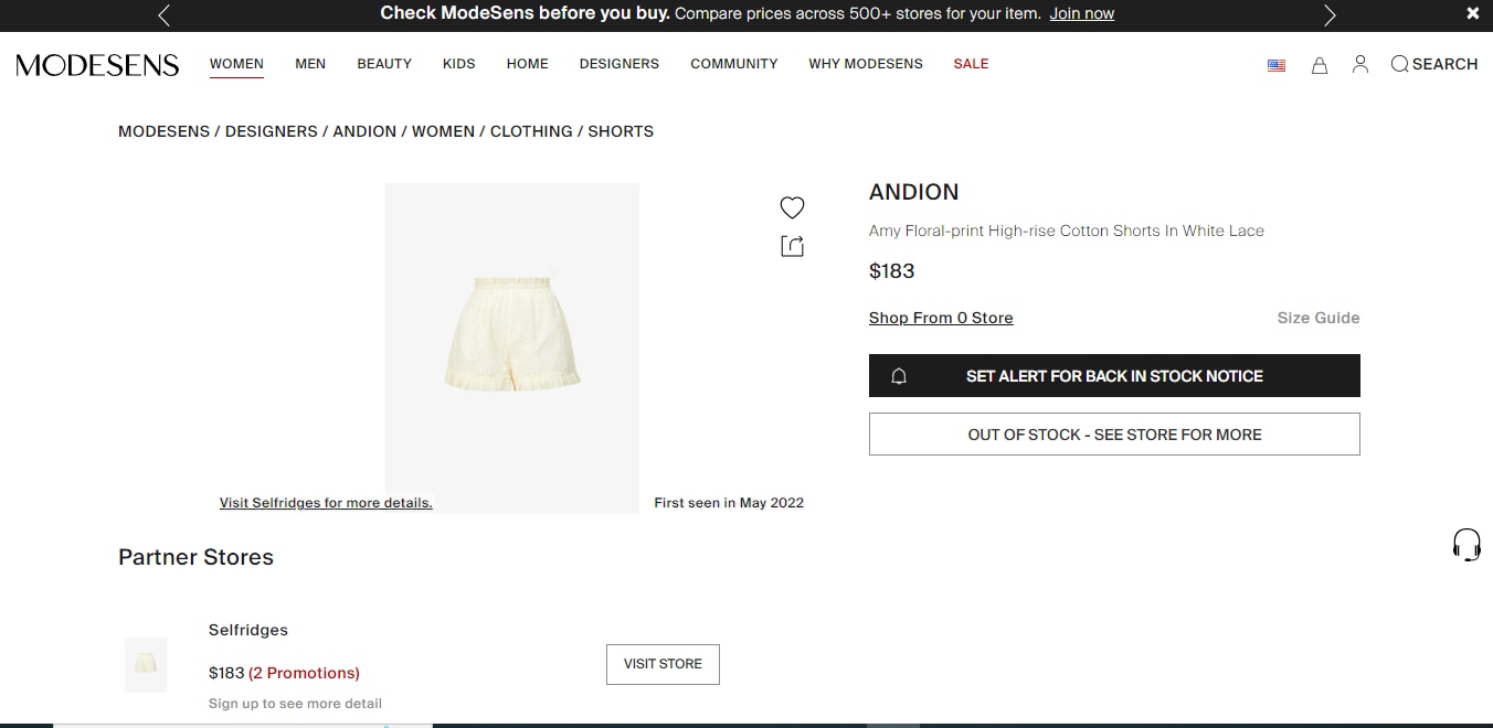 The price of the shorts Anushka Sharma wore for a photoshoot.
