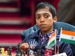 File photo of India's Chess Grandmaster R Praggnanandhaa.