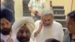 Punjab Congress working president Bharat Bhushan Ashu was arrested by the vigilance bureau from a hair salon in Ludhiana on Monday (Screengrab) Punjab Congress working president Bharat Bhushan Ashu was arrested by the vigilance bureau from a hair salon in Ludhiana on Monday (Screengrab)