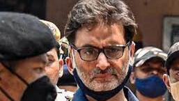 A special court on Monday offered legal aid to Jammu Kashmir Liberation Front (JKLF) chief Yasin Malik, but he turned it down and insisted on his physical appearance in the hearing on the killing of four Indian Air Force (IAF) personnel in 1990. (HT PHOTO)