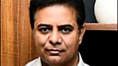 Referring to Amit Shah criticising the TRS government for not joining the Centre’s ‘Fasal Bima Yojana’, K T Rama Rao claimed that the BJP government in Gujarat too had rejected the scheme earlier. (HT Archives)