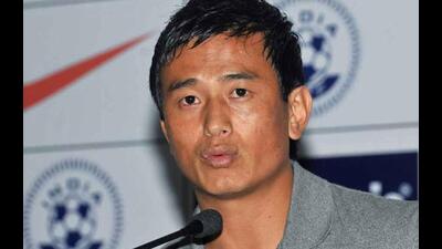 Bhaichung Bhutia. (HT PHOTO) Bhaichung Bhutia. (HT PHOTO)
