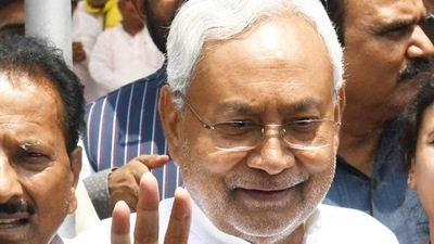 Bihar chief minister Nitish Kumar recently snapped ties with the BJP, again. (HT File/Santosh Kumar) Bihar chief minister Nitish Kumar recently snapped ties with the BJP, again. (HT File/Santosh Kumar)