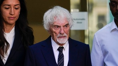Former Formula One boss, Bernie Ecclestone, leaves Westminster Magistrates Court, in London, Monday. (AP) Former Formula One boss, Bernie Ecclestone, leaves Westminster Magistrates Court, in London, Monday. (AP)