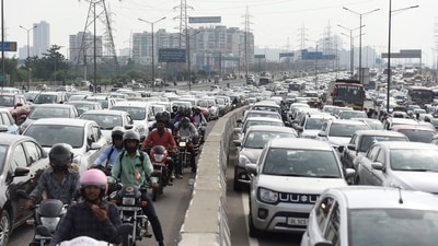 All vehicles entering the capital are being checked and police personnel are on 'alert mode,' police said. (PTI) All vehicles entering the capital are being checked and police personnel are on 'alert mode,' police said. (PTI)