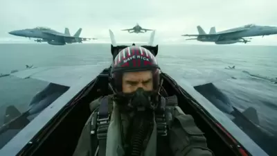 Tom Cruise in a still from Top Gun: Maverick. Tom Cruise in a still from Top Gun: Maverick.