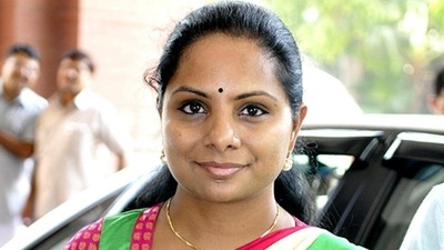 TRS leader Kalvakuntla Kavitha