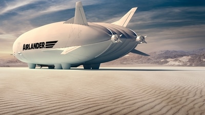 The artistic expression of Hybrid Air Vehicles' airlander 10 (Hybrid Air Vehicles)