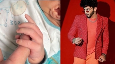 Dheeraj Dhoopar has shared the first look of his newborn son. Dheeraj Dhoopar has shared the first look of his newborn son.