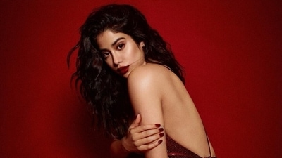 Janhvi Kapoor wins date-night fashion in black lace mini dress for outing with friends in Mumbai (Instagram) Janhvi Kapoor wins date-night fashion in black lace mini dress for outing with friends in Mumbai (Instagram)
