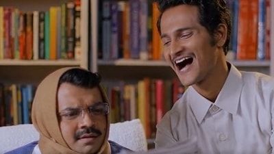 Screenshot from the parody video that BJP shared from its Twitter handle.&nbsp;