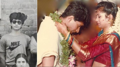 Rare photographs of KK from his college days and from his 1991 wedding with his wife Jyothy Krishna.