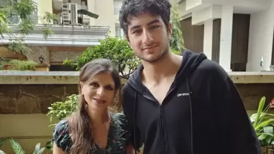 Saba Ali Khan with her nephew Ibrahim Ali Khan.