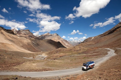 It is regarded as one of India's top bike routes. Travelers from all over the world embark on this road journey to discover the region's stunning beauty. (gettyimages) It is regarded as one of India's top bike routes. Travelers from all over the world embark on this road journey to discover the region's stunning beauty. (gettyimages)