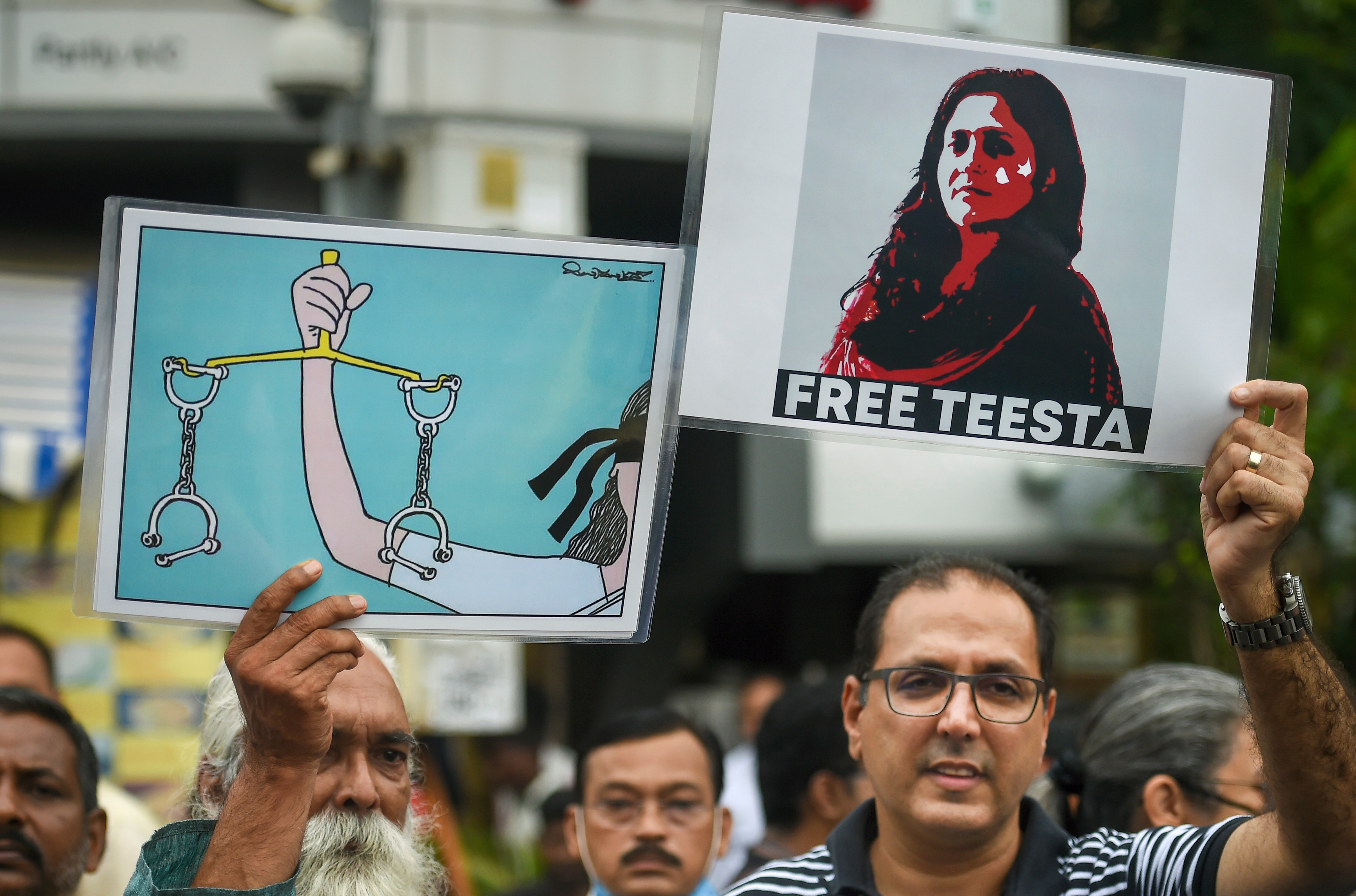 Social activist Teesta Setalvad was arrested on June 25 by the Gujarat Police. (PTI file photo) Social activist Teesta Setalvad was arrested on June 25 by the Gujarat Police. (PTI file photo)