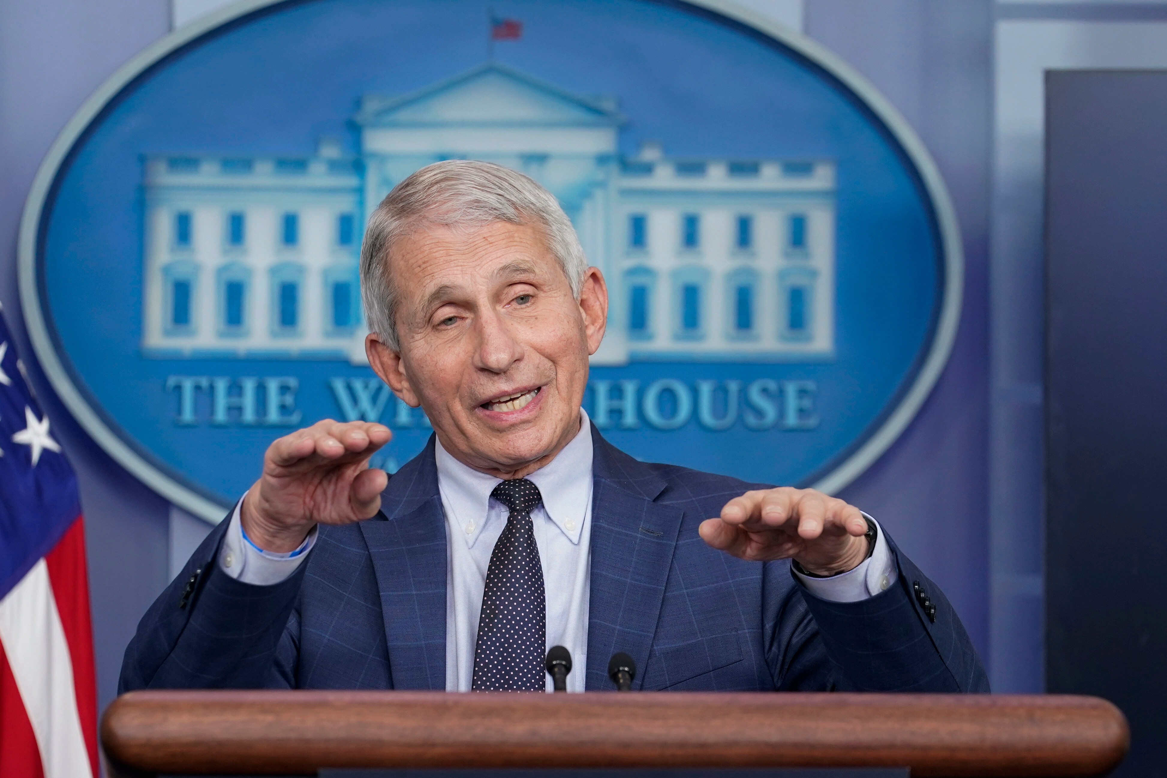 Dr. Anthony Fauci, director of the National Institute of Allergy and Infectious Diseases. (AP Photo/Susan Walsh, File)