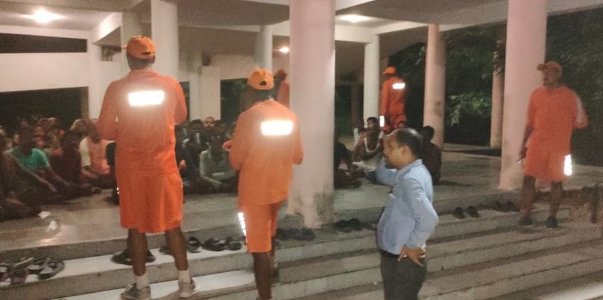 Balasore: District collector Dattatraya Bhausaheb Shinde said on Sunday evening that the evacuation of people was going on in full swing (Twitter/@DBalasore)