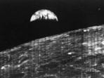 The Lunar orbiter 1 took the first photograph of Earth from the surrounding of Moon.(Image credit: NASA) The Lunar orbiter 1 took the first photograph of Earth from the surrounding of Moon.(Image credit: NASA)
