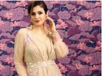 Raveena Tandon’s Instagram profile is replete with fashion goals. Be it an ethnic ensemble or a casual attire or merging both, Raveena’s style game is always on point. The actor believes in putting her sartorial foot forward when it comes to fashion, and does it with a lot of sass and poise. Raveena, on Tuesday, made our midweek better with a set of pictures of herself decked up in a fusion ensemble.(Instagram/@officialraveenatandon)