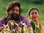 Allu Arjun and Rashmika Mandanna in Pushpa: The Rise. Allu Arjun and Rashmika Mandanna in Pushpa: The Rise.