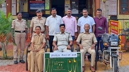 More criminals have been arrested by police in Bengaluru and Belagavi in cases relating to theft and wheeling. (Image source: SP Belagavi/Twitter)