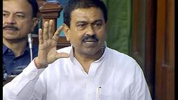 Union minister of state for home affairs Ajay Kumar Mishra speaks in the Lok Sabha during the Monsoon Session of Parliament, in New Delhi. (ANI Photo/Sansad TV/file photo)