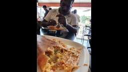 Sharma and Ravi shared a south Indian meal together Sharma and Ravi shared a south Indian meal together