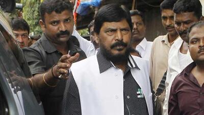 Union minister and Republican Party of India chief Ramdas Athawale. (HT Photo) Union minister and Republican Party of India chief Ramdas Athawale. (HT Photo)