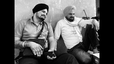 The profile photo of Punjabi singer Sidhu Moose Wala’s father Balkaur Singh on social media. The father has shared a picture with his son along with the #Justiceforsidhumoosewala. (Instagram) The profile photo of Punjabi singer Sidhu Moose Wala’s father Balkaur Singh on social media. The father has shared a picture with his son along with the #Justiceforsidhumoosewala. (Instagram)