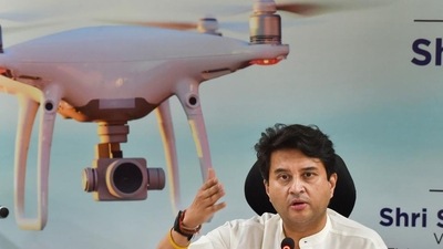 Union civil aviation minister Jyotiraditya Scindia.