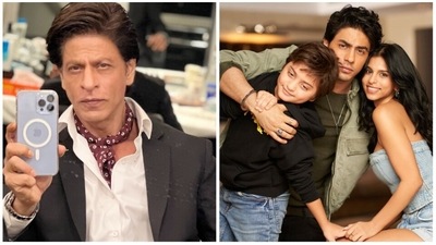 Shah Rukh Khan left a comment on his kids' pictures. Shah Rukh Khan left a comment on his kids' pictures.