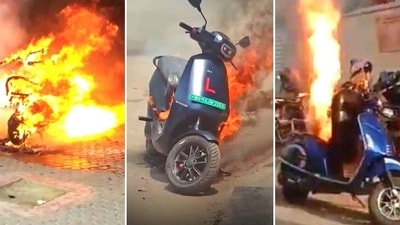 In recent months, there have been multiple incidents of electric vehicles catching fire. In recent months, there have been multiple incidents of electric vehicles catching fire.