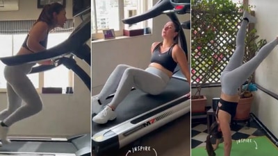 Kareena Kapoor shared her workout videos on Instagram. Kareena Kapoor shared her workout videos on Instagram.