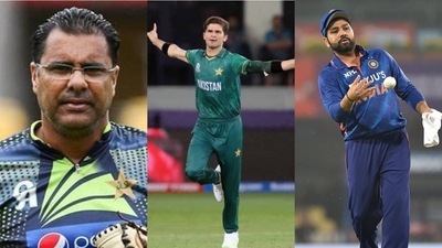 Waqar Younis; Shaheen Afridi; Rohit Sharma Waqar Younis; Shaheen Afridi; Rohit Sharma