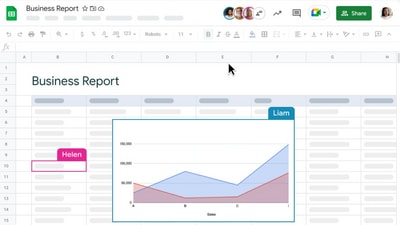 Google docs offers an option of web browser-based spreadsheet tool. Google docs offers an option of web browser-based spreadsheet tool.