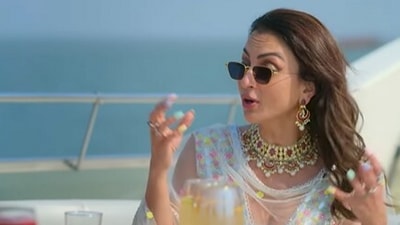 A still from Netflix's upcoming show Fabulous Lives of Bollywood Wives 2. A still from Netflix's upcoming show Fabulous Lives of Bollywood Wives 2.