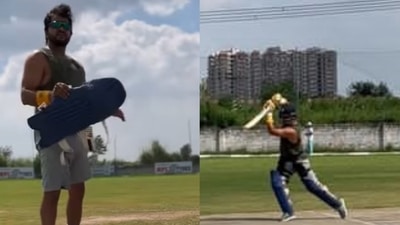Screengrab of the reel shared by Suresh Raina on Instagram Screengrab of the reel shared by Suresh Raina on Instagram