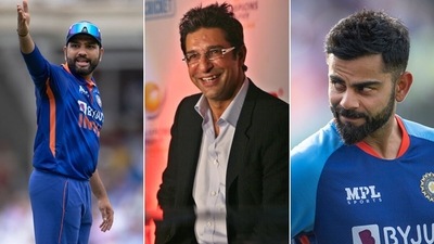 Not Rohit Sharma or Virat Kohli, Wasim Akram has picked a totally different India batter and called him as one of his favourites. (Getty Images) Not Rohit Sharma or Virat Kohli, Wasim Akram has picked a totally different India batter and called him as one of his favourites. (Getty Images)