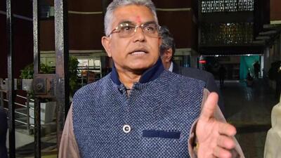West Bengal BJP leader Dilip Ghosh was censured by BJP chief JP Nadda, the second time since May that he has been pulled up for his public comments (PTI File Photo)