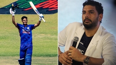 Shubman Gill revealed his exchange with Yuvraj Singh before the tour of Zimbabwe. (Getty Images) Shubman Gill revealed his exchange with Yuvraj Singh before the tour of Zimbabwe. (Getty Images)