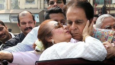 In an old interview, Saira Banu had talked about her undying love for him and had said, “I am still head over heels in love with my Kohinoor, Yusuf Sahab (Dilip Kumar), the way I was when I first felt attracted to him as a 12-year-old…" 