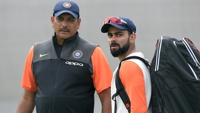 Ravi Shastri and Virat Kohli. (Getty) Ravi Shastri and Virat Kohli. (Getty)