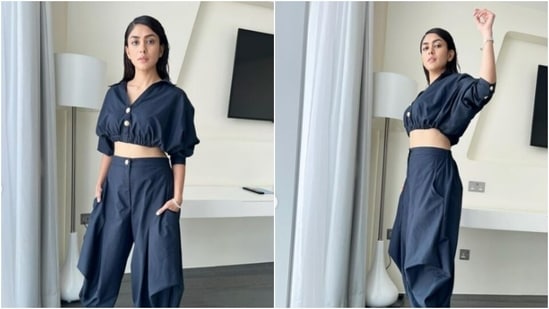 Mrunal Thakur is currently riding high on the success of her recently released film Sita Ram.  Starring Dulquer Salmaan, the film has been receiving a lot of love and appreciation from critics and audiences alike.  Mrunal, a day ago, shared a collection of her own pictures from Abu Dhabi and giving us some serious fashion goals on how to style while in Abu Dhabi.  Watch.(Instagram/@mrunalthakur)