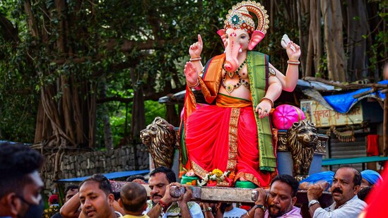 Ganesh Chaturthi 2022 falls on a very auspicious time. Know shubh muhurat for Murti Sthapna, Visarjan and more(PTI Photo)